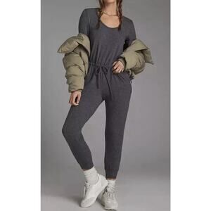 Sundry Cozy Knit Jumpsuit Capsule Wardrobe Commuter Essential One Piece Sz 2(M)